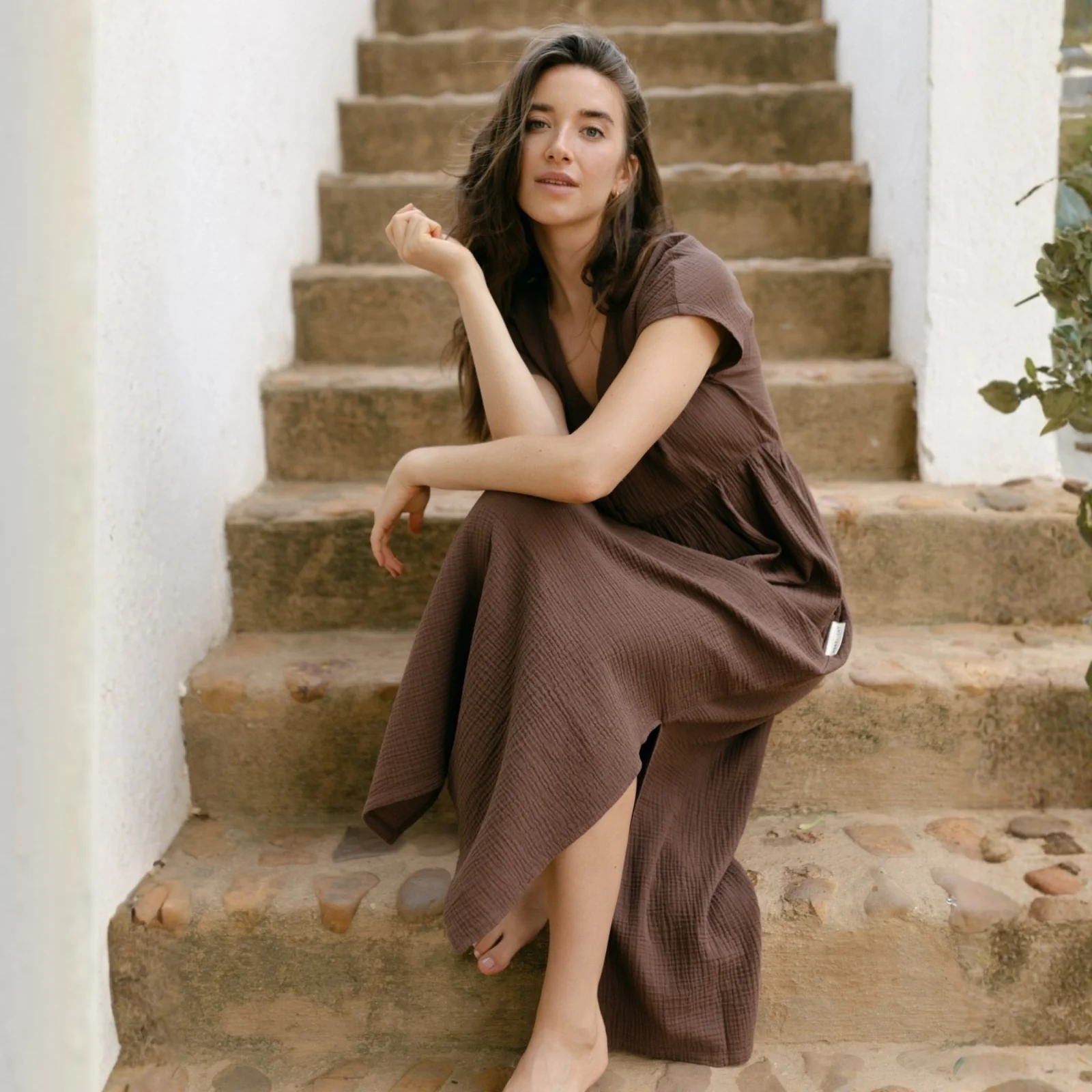 Musselin Kleid Alma Lang - Image 19