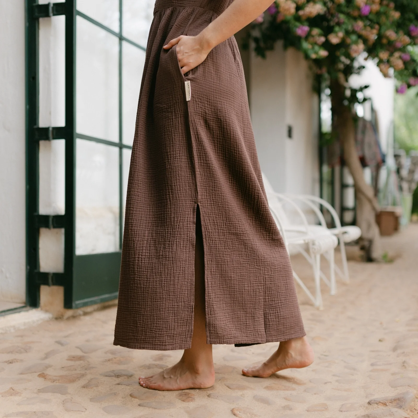 Musselin Kleid Alma Lang - Image 5