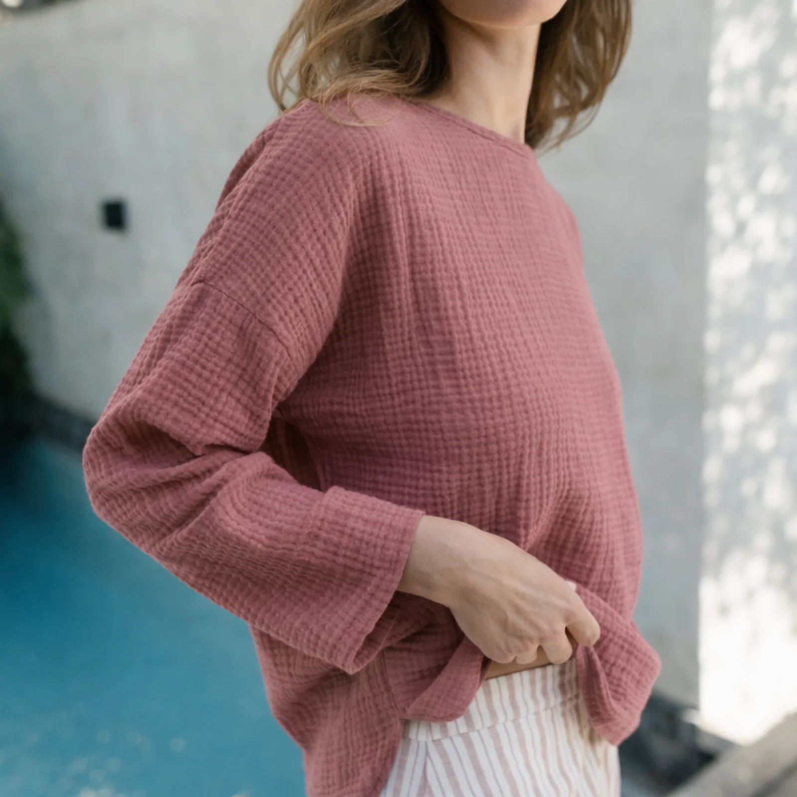 Musselin Langarmshirt Ilvy