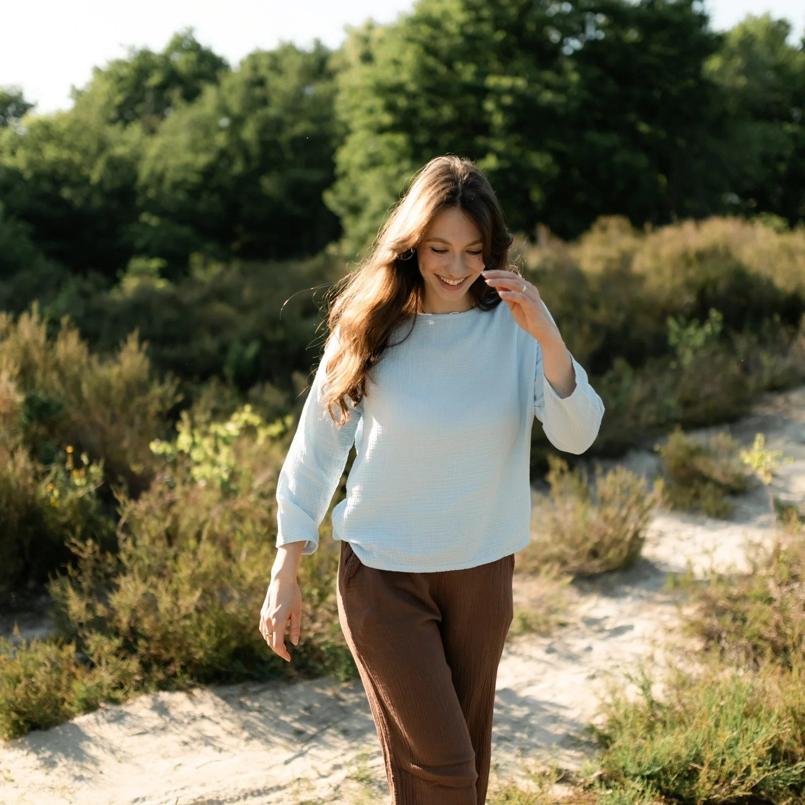 Musselin Langarmshirt Ilvy - Image 12