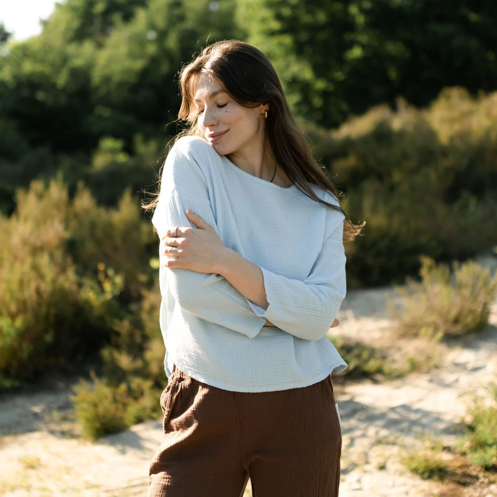 Musselin Langarmshirt Ilvy - Image 3