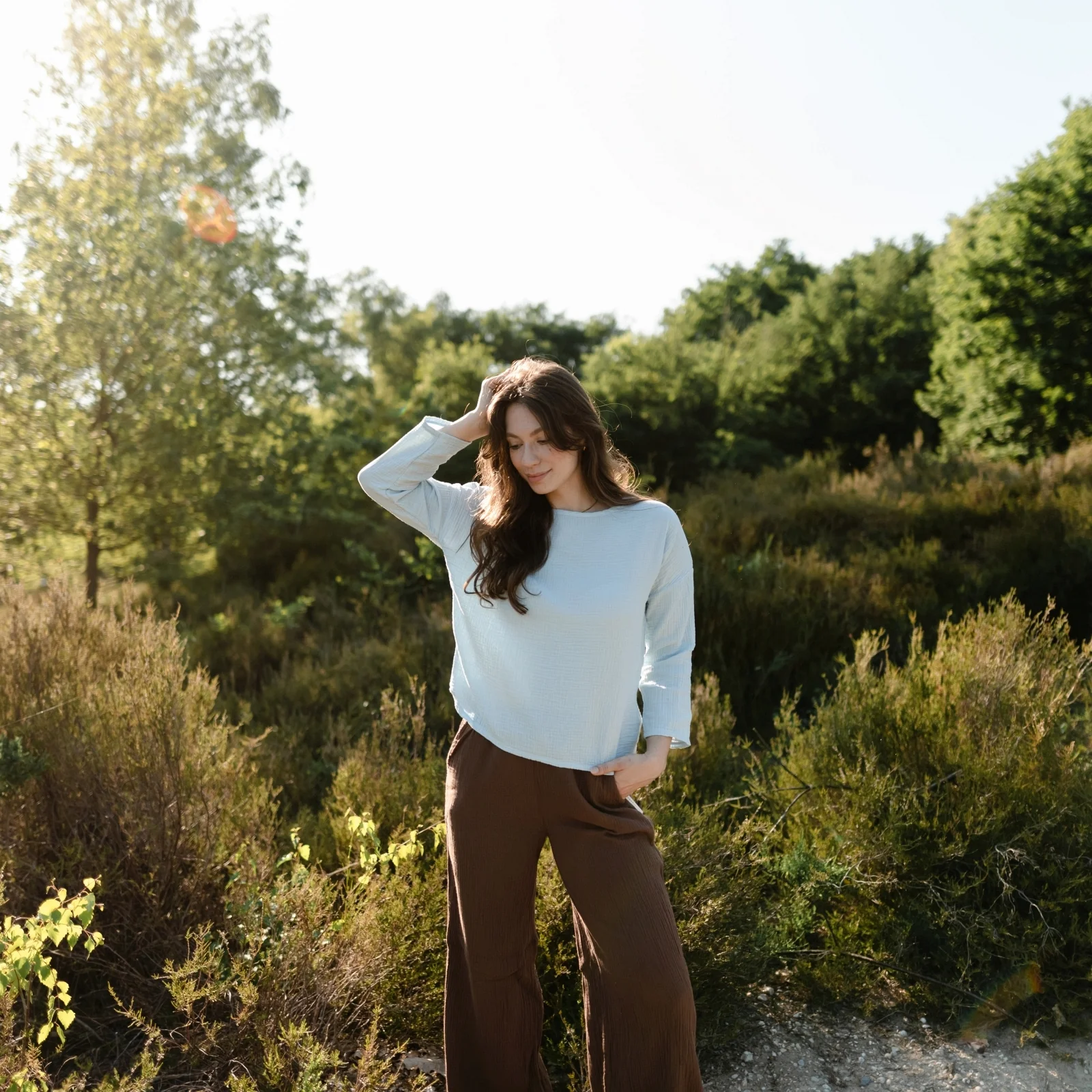 Musselin Langarmshirt Ilvy - Image 5