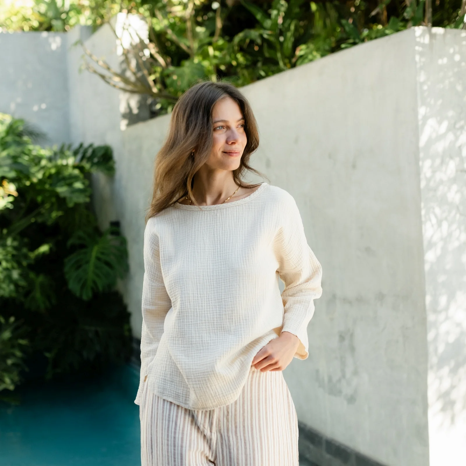 Musselin Langarmshirt Ilvy - Image 7