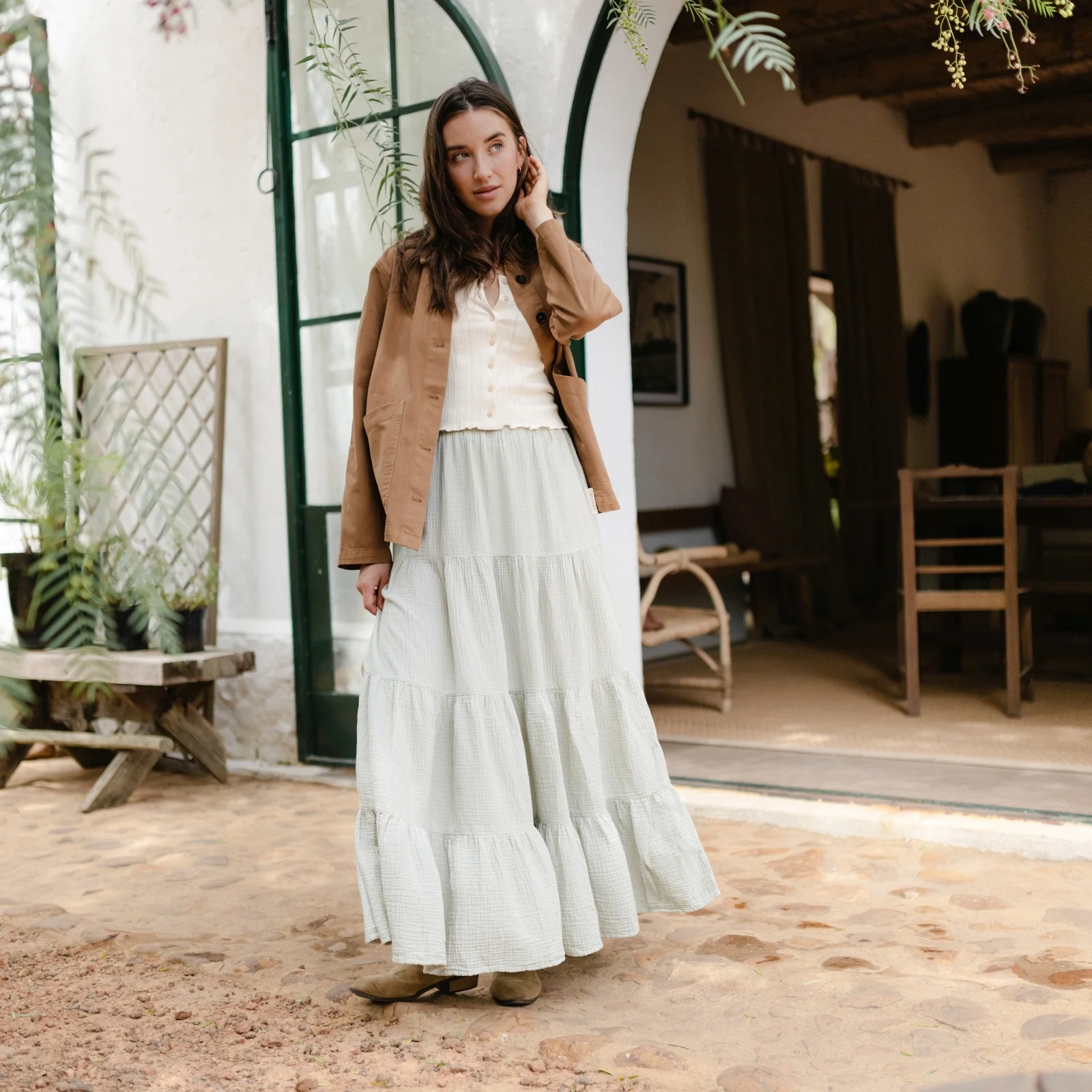 Musselin Maxi Rock Adda - Image 23