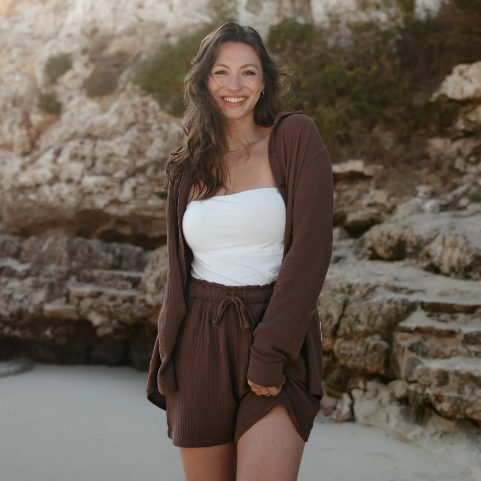Musselin Shorts Leja