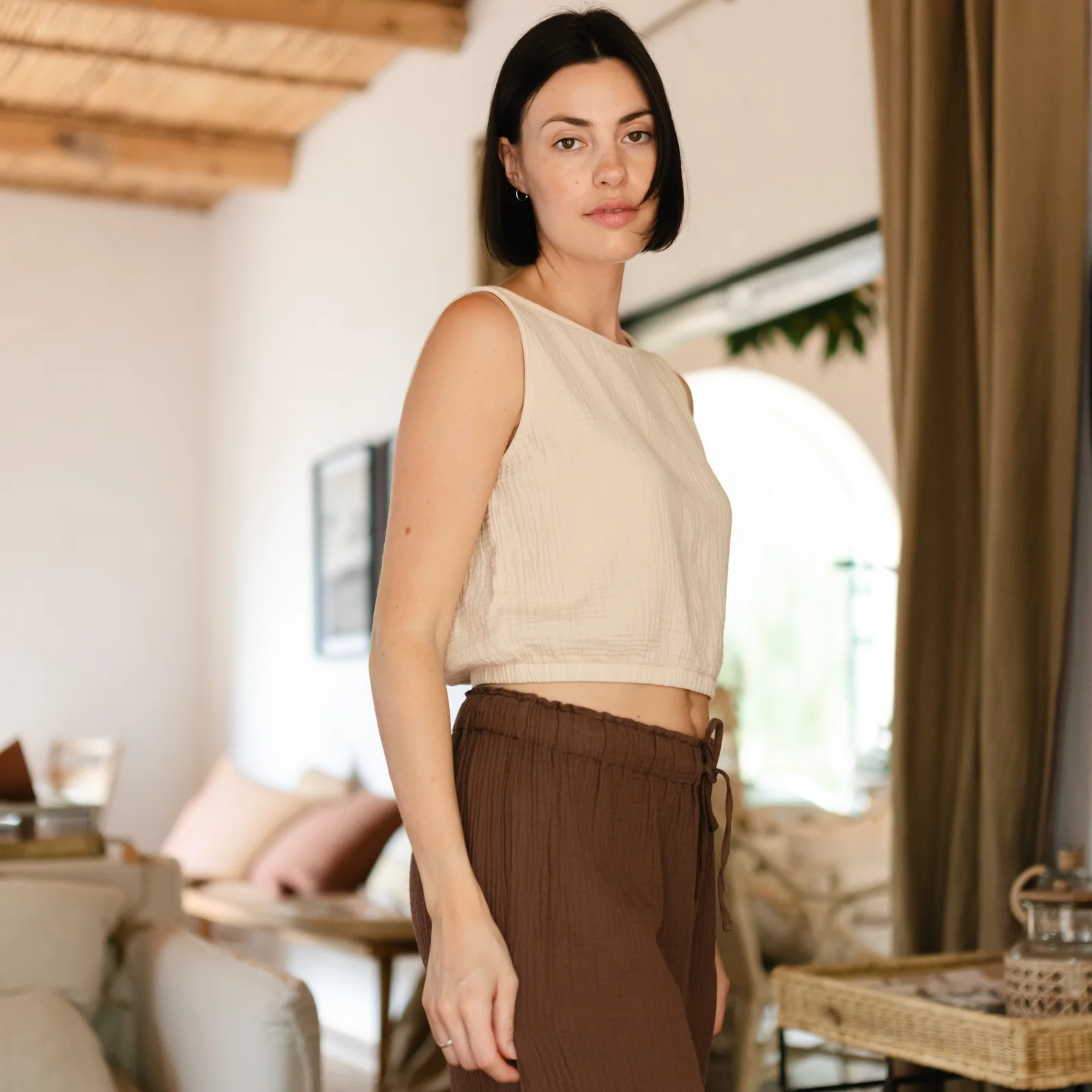 Musselin Crop Top Marie - Image 4