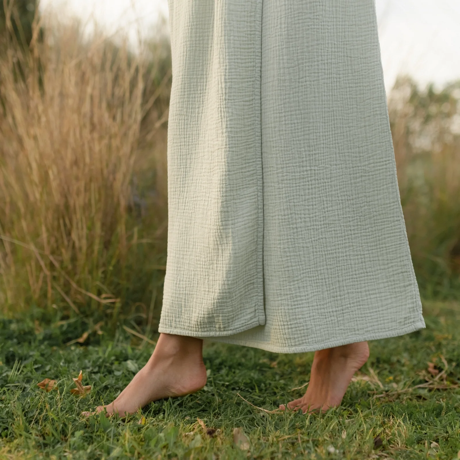 Musselin Midi Wickelkleid Milva - Image 17