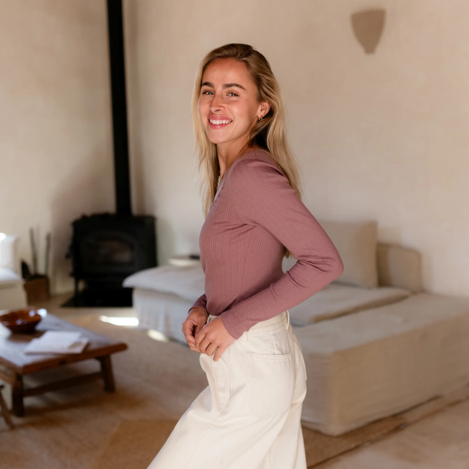 Pointelle Ripp Langarmshirt Inga - Image 19