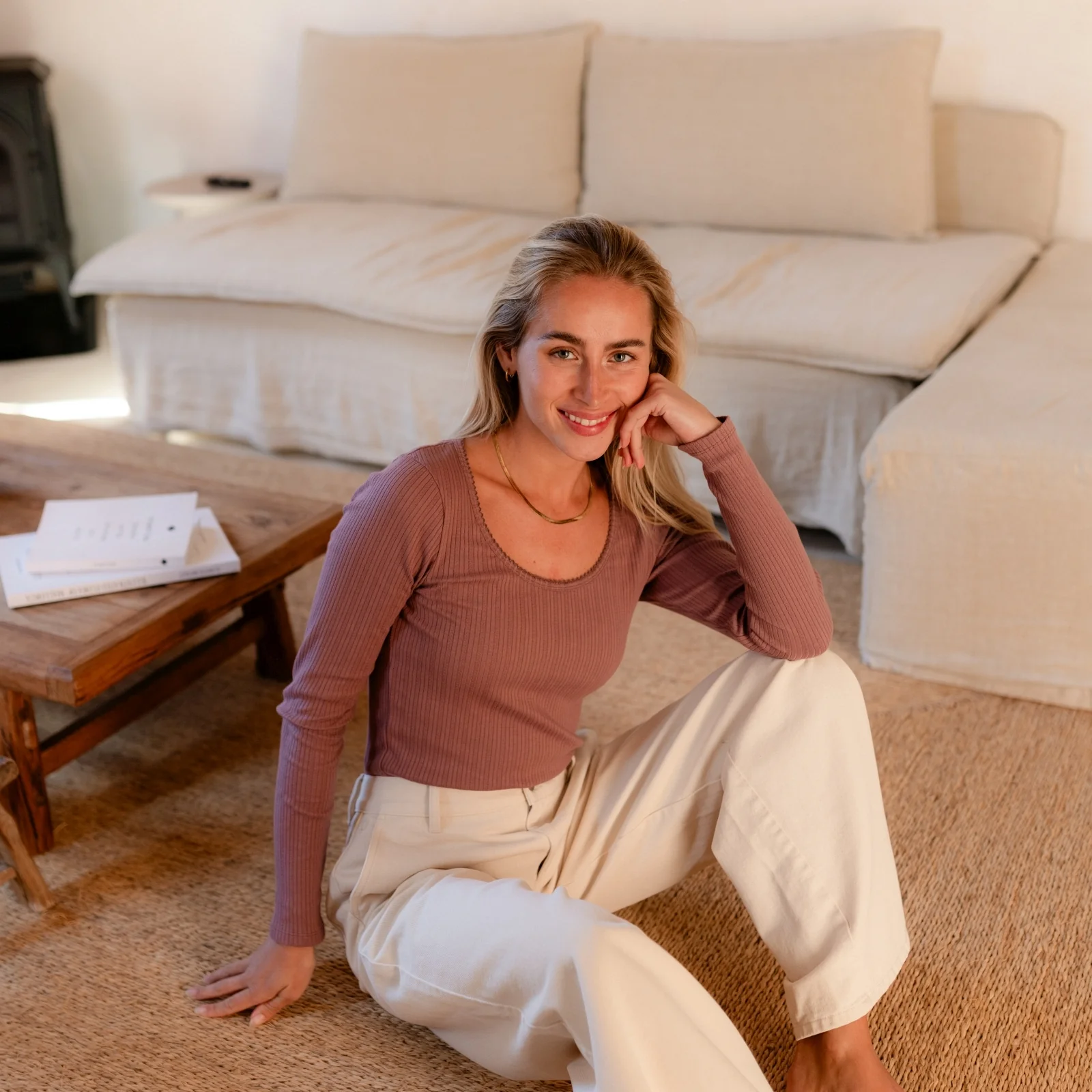 Pointelle Ripp Langarmshirt Inga - Image 24