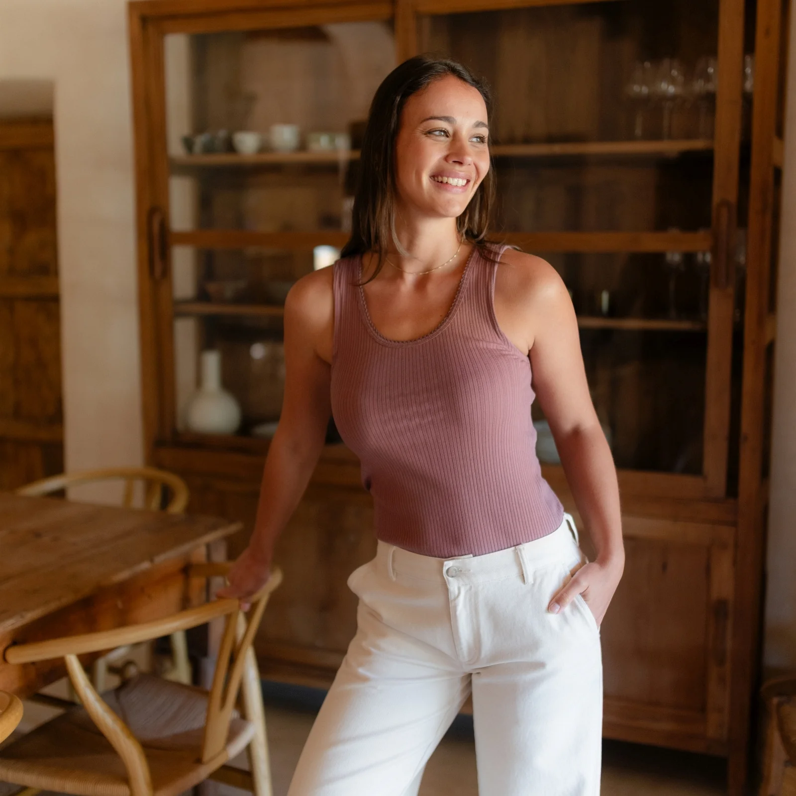 Pointelle Ripp Top Anna - Image 2
