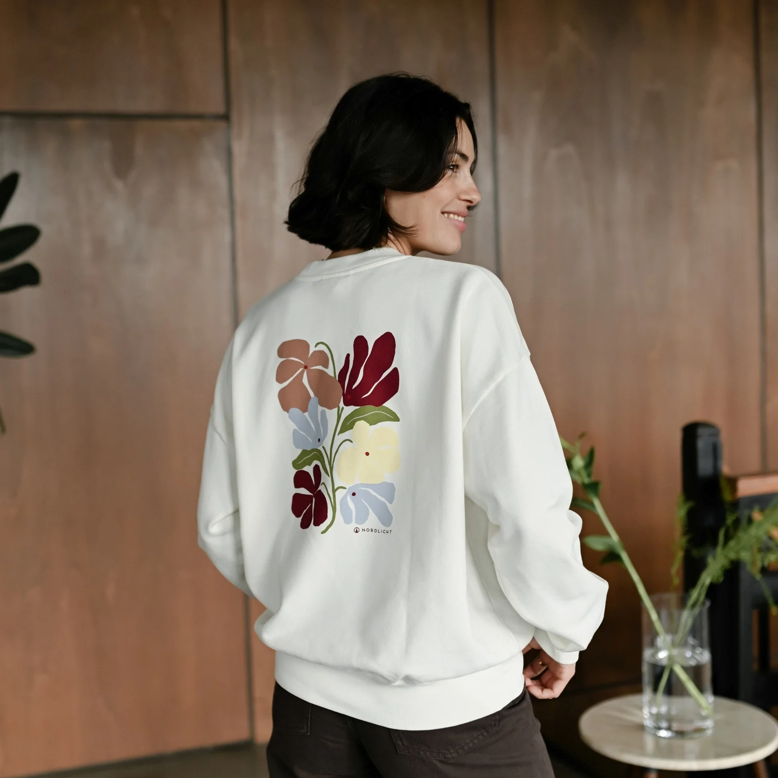 Sweater Jonna Print Cherry