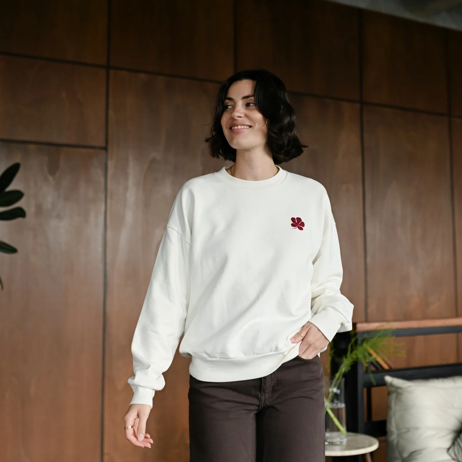Sweater Jonna Print Cherry - Image 13
