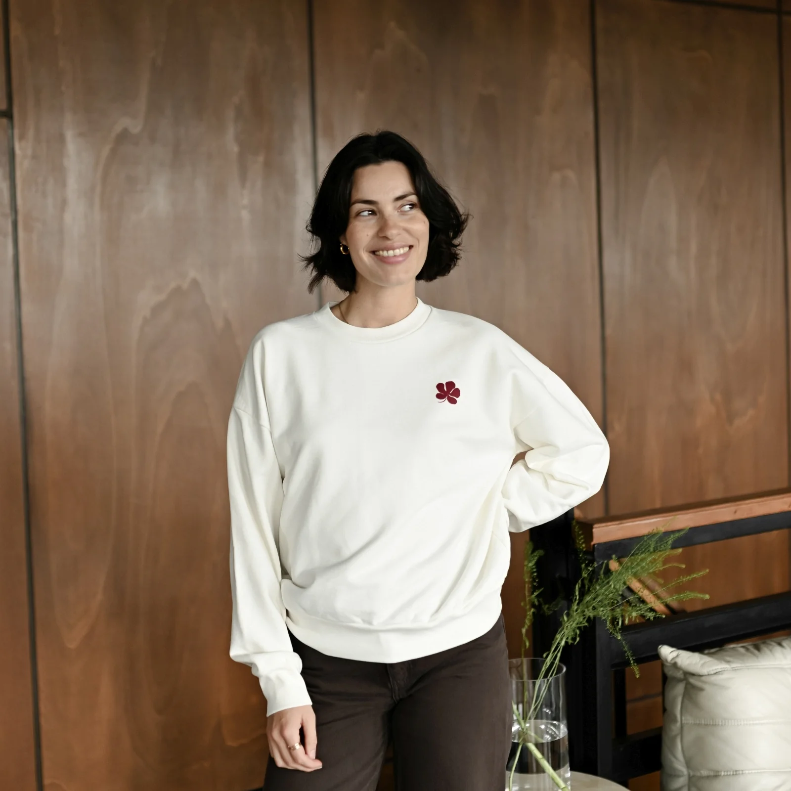 Sweater Jonna Print Cherry - Image 9