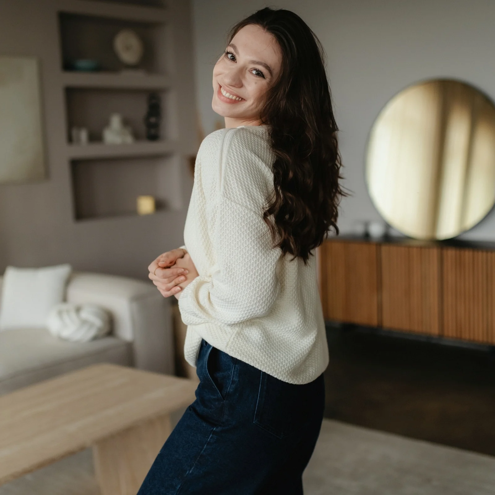 Pullover mit Struktur Viola - Image 6
