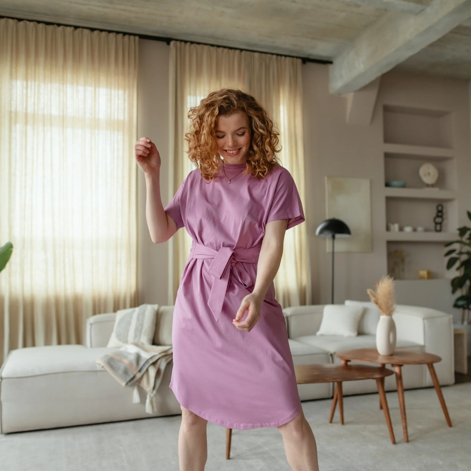 Weiches Wickelkleid Minja - Image 10
