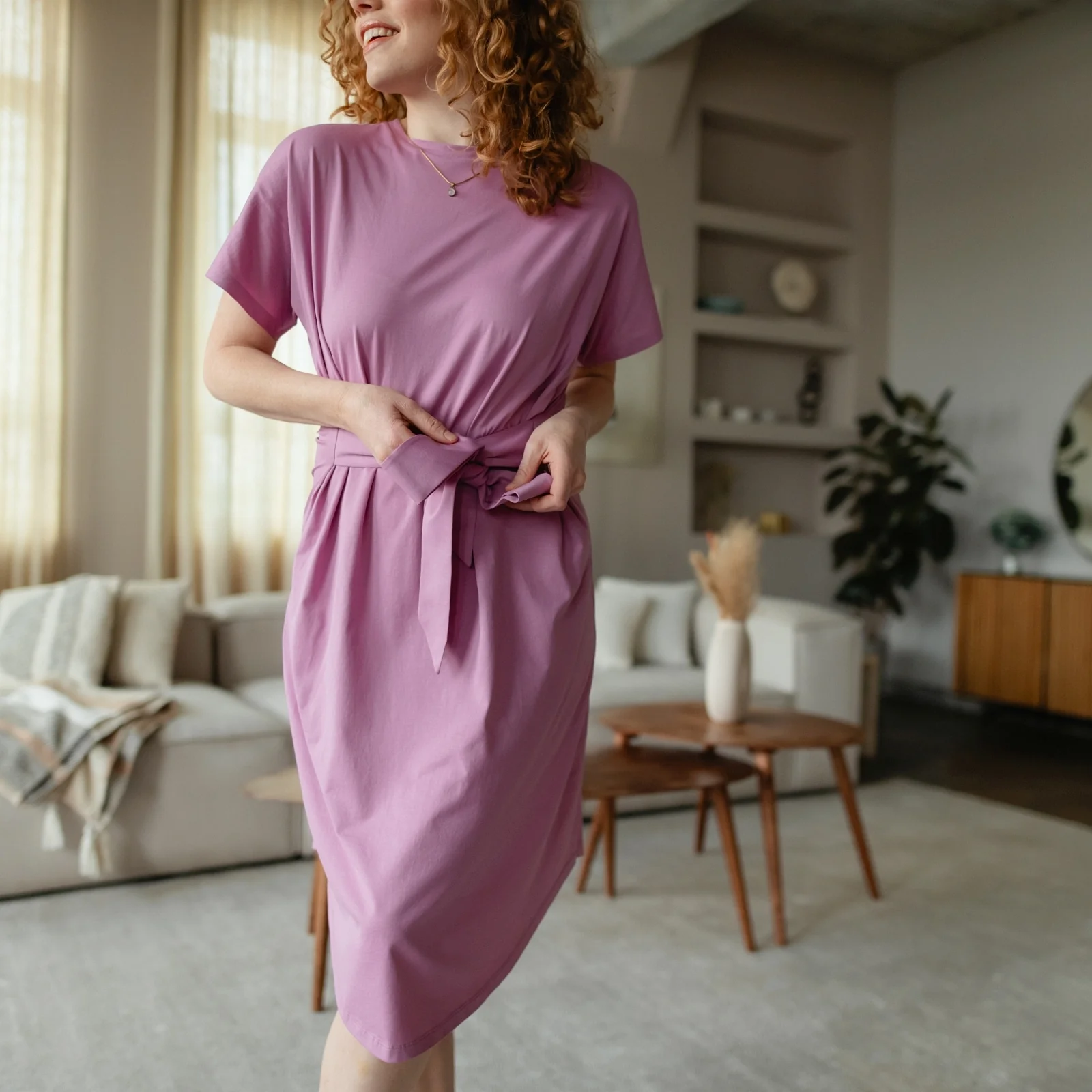 Weiches Wickelkleid Minja - Image 3