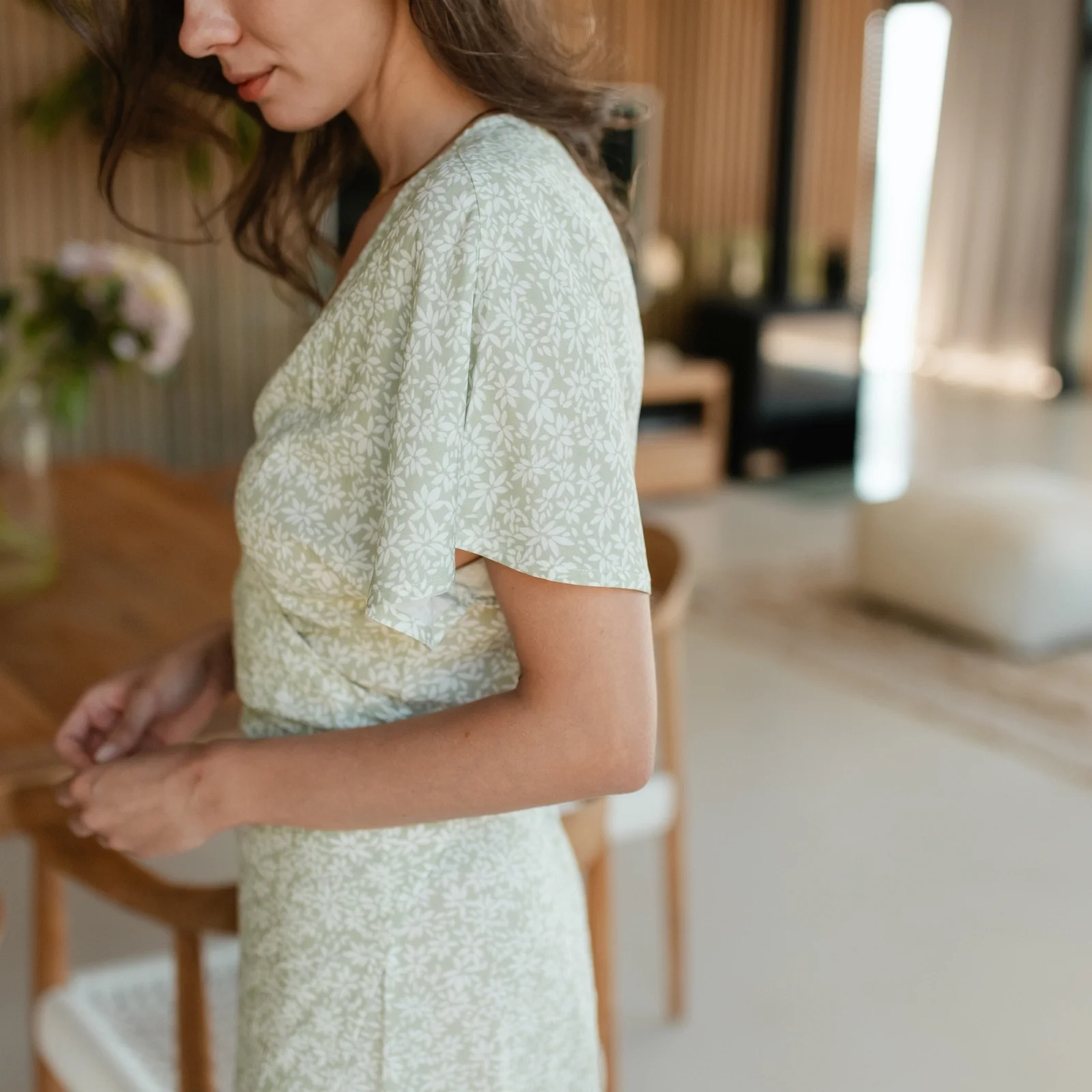 Wickelkleid Anni mit Blumenmuster - Image 9